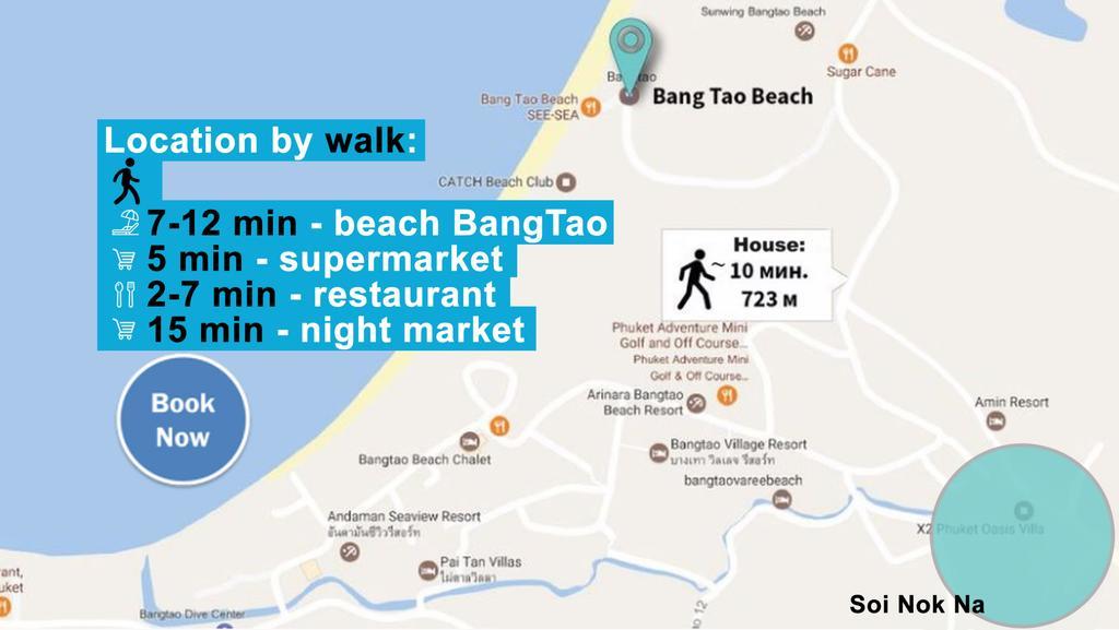 Aquatoria Phuket Bangtao Villa หาดสุรินทร์ ภายนอก รูปภาพ